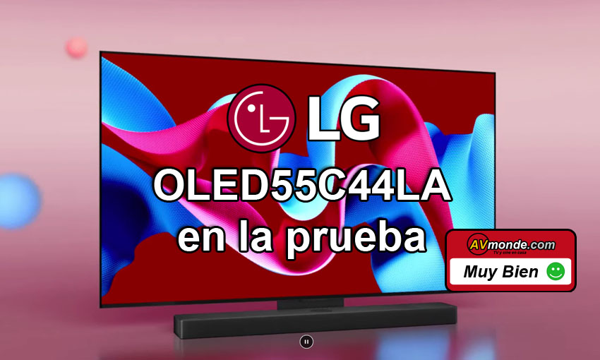 LG OLED55C44LA en la prueda