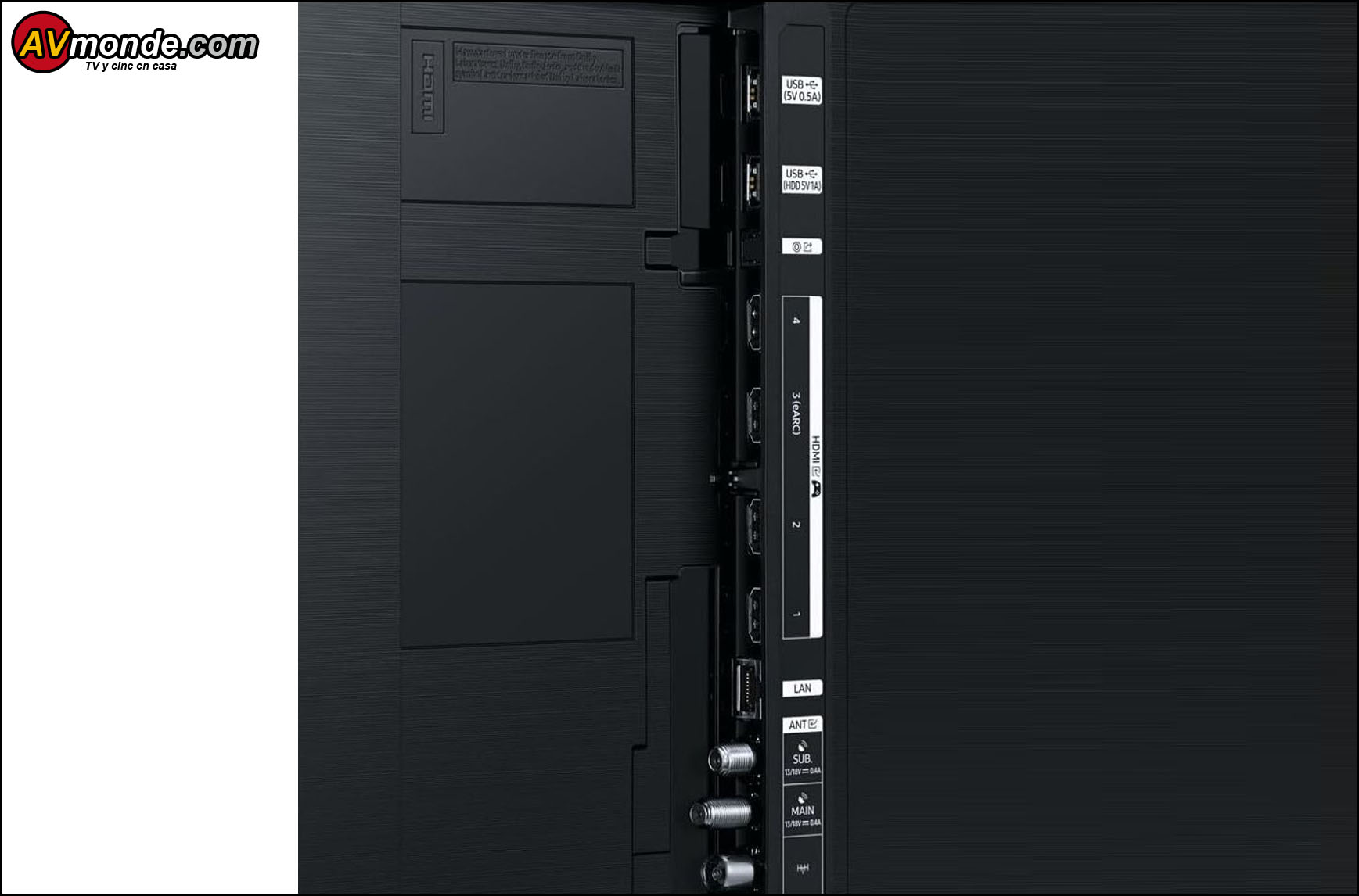 Las cuatro entradas HDMI son compatibles con 4K a 120 FPS.